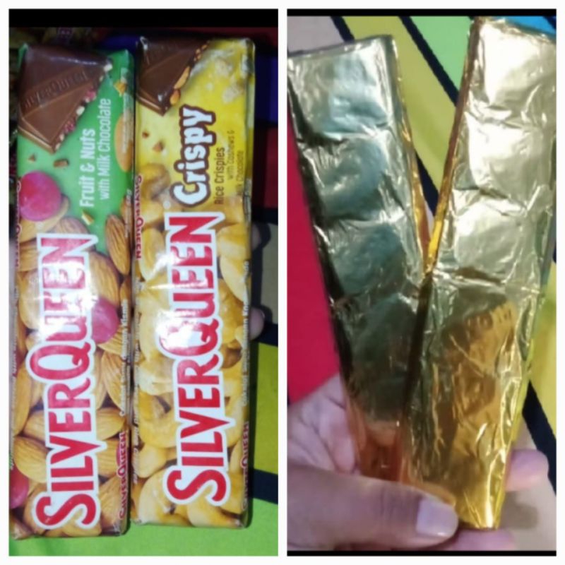 

coklat Silverqueen foil 55gr