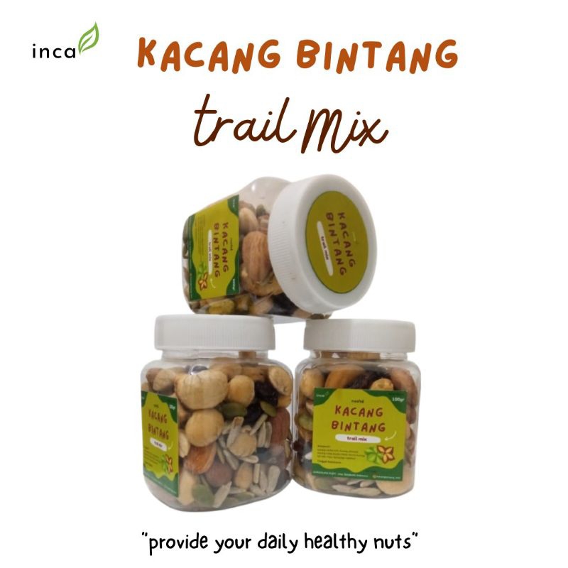 

Kacang Bintang / Sacha Inchi Panggang / Roasted Sacha Inchi / Trail Mix / Camilan sehat