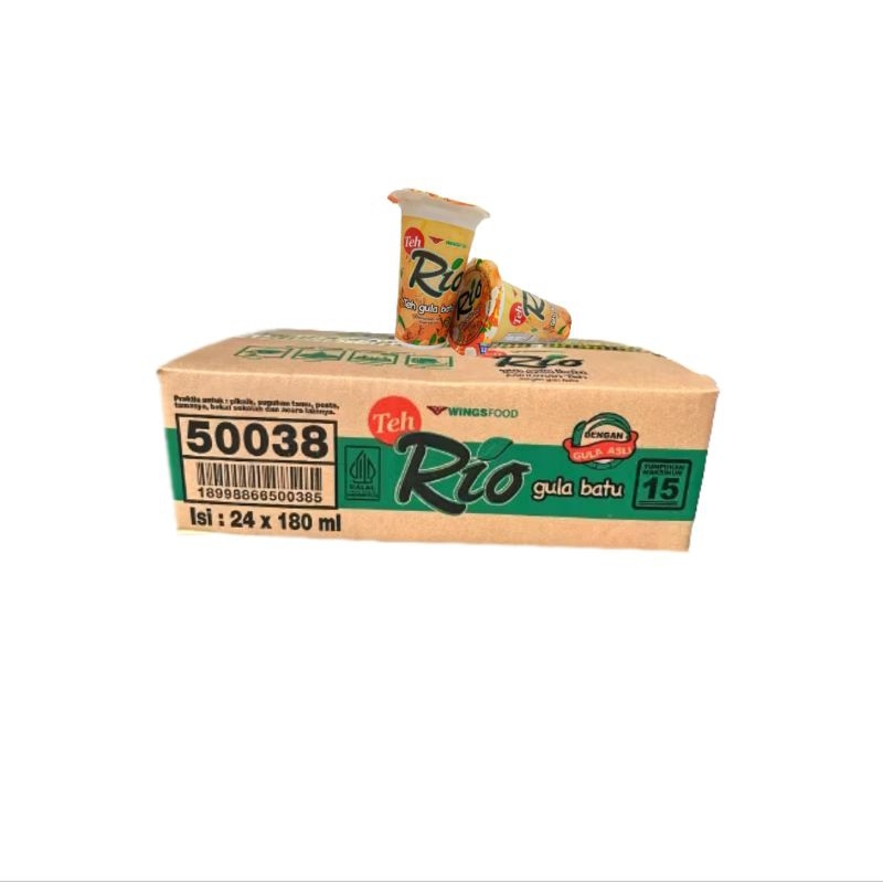 

Teh Rio Gula Batu Cup 180ml (1 dus/24 cup)