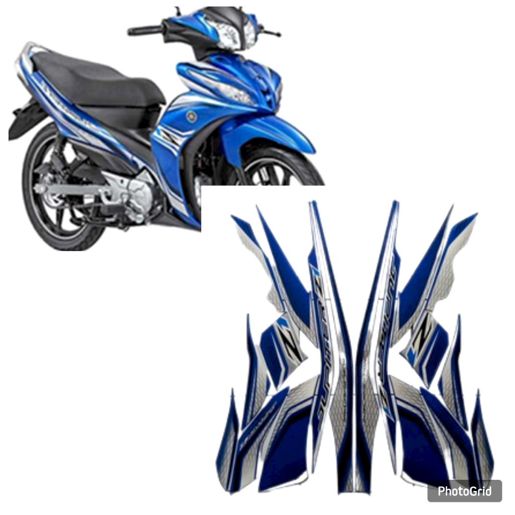 striping motor jupiter z1 2014 biru