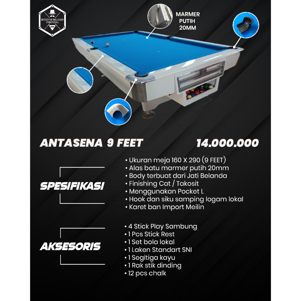 Meja billiard 9ft 8ft 7ft Lokal | Meja billliard | Meja billiard Wayang series