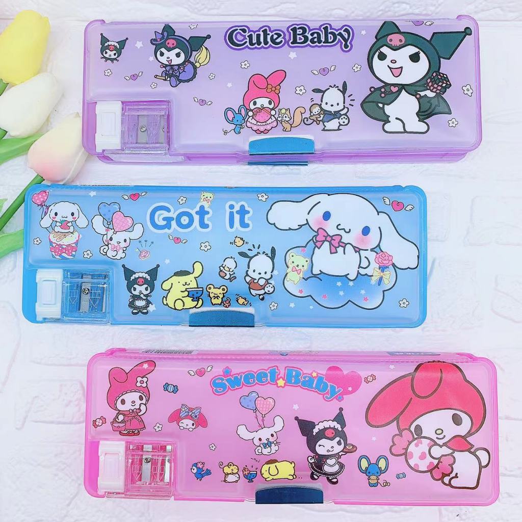 

【】Kotak Pensil Sanrio / Kotak Pensil Magnet 2 Sekat / Kotak Pensil Anak Dilengkapi Rautan / Kotak Pensil Karakter / KOTAK PENSIL MAGNET + SERUTAN / TEMPAT PENSIL / PENCIL CASE SANRIO MELODY KUROMI