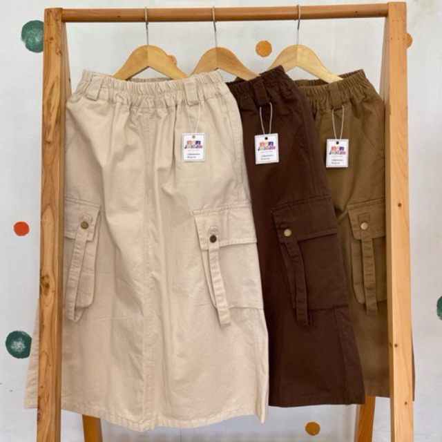 Cargo Skirt/Rok anak perempuan/rok cargo anak