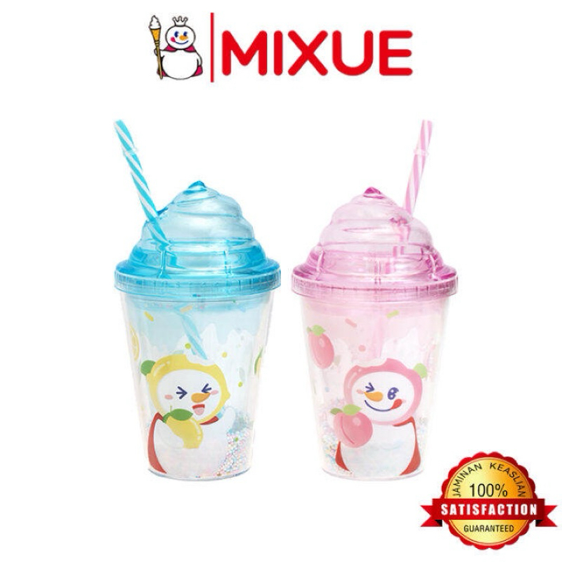 botol minum mixue sundae cup original store mixue