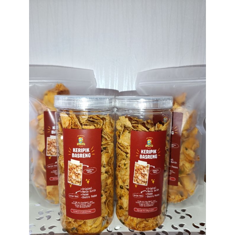 

Basreng Doyan Ngemil Rasa Pedas 250 Gram Kemasan Toples 1300 ml