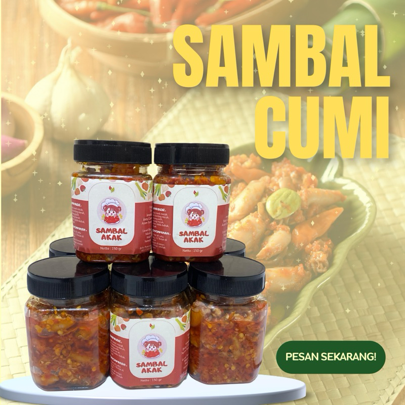 

Sambel baby cumi 150gr sumateraan pedas nagih