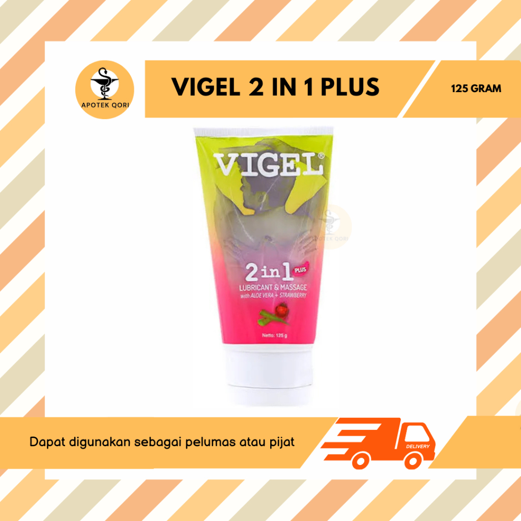 VIGEL 2IN1 LUBRICANT & MASSAGE GEL 125 GRAM/PELUMAS PELICIN PIJAT