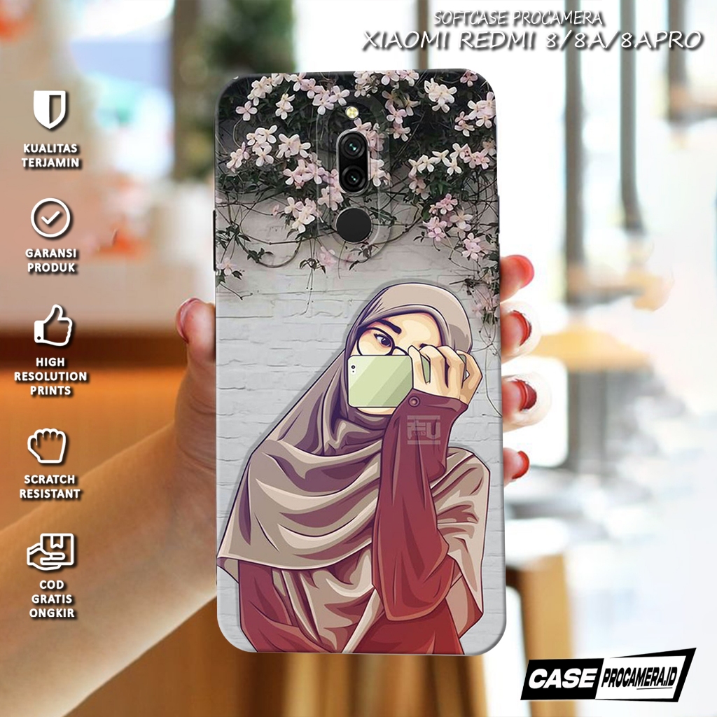 Case compatible for XIAOMI REDMI 8 8A 8A PRO - Casing Procamera XIAOMI Terbaru 2025 { Case HIJAB} Si