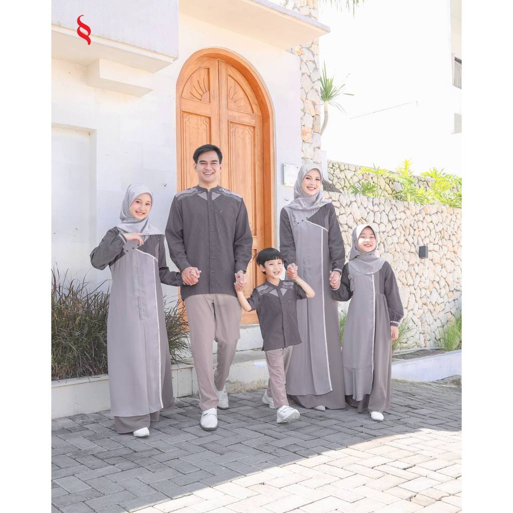 SEPLY SARIMBIT EKSIS SERIES 2025 NIGHT SKY BAHAN OMELA + WILLONA + KAFEEL GAMIS  KOKO BUSANA MUSLIM 