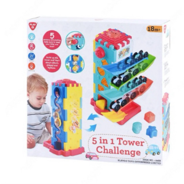 Playgo Playset 5 In 1 Tower Challenge 2268