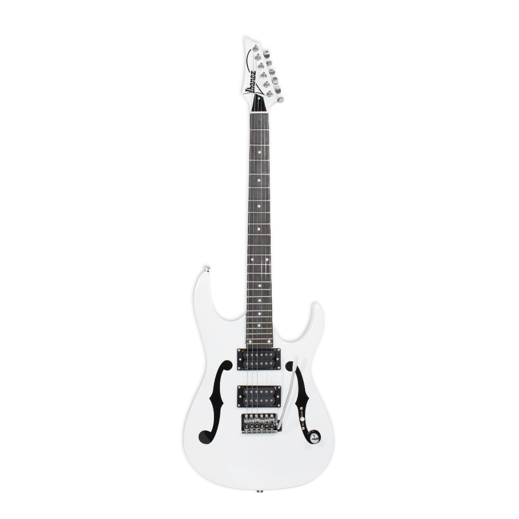 Gitar Elektrik Merk Ibanez Model PGM Warna Putih Bonus Tas dan Kabel Jack Listrik Murah Jakarta