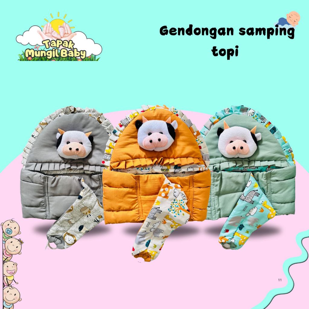 TMB | Gendongan Baby / Gendongan samping / Gendongan Topi