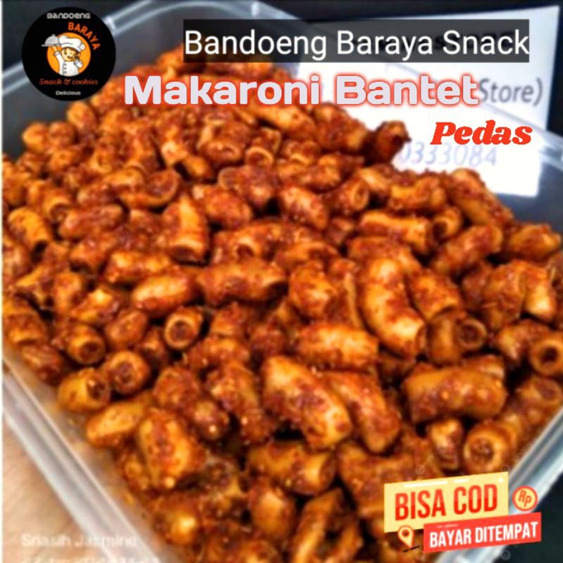 

Makaroni GALAU Bantet Makroni Pipa Cikruh Pedas Daun Jeruk Bandoeng Baraya Snack 250g