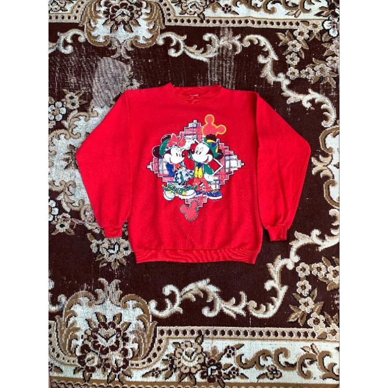 Vtg Crewneck Mickey 80's - 90's