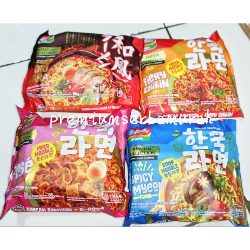 

INDOMIE KOREAN SERIES MIX 4VARIAN RASA