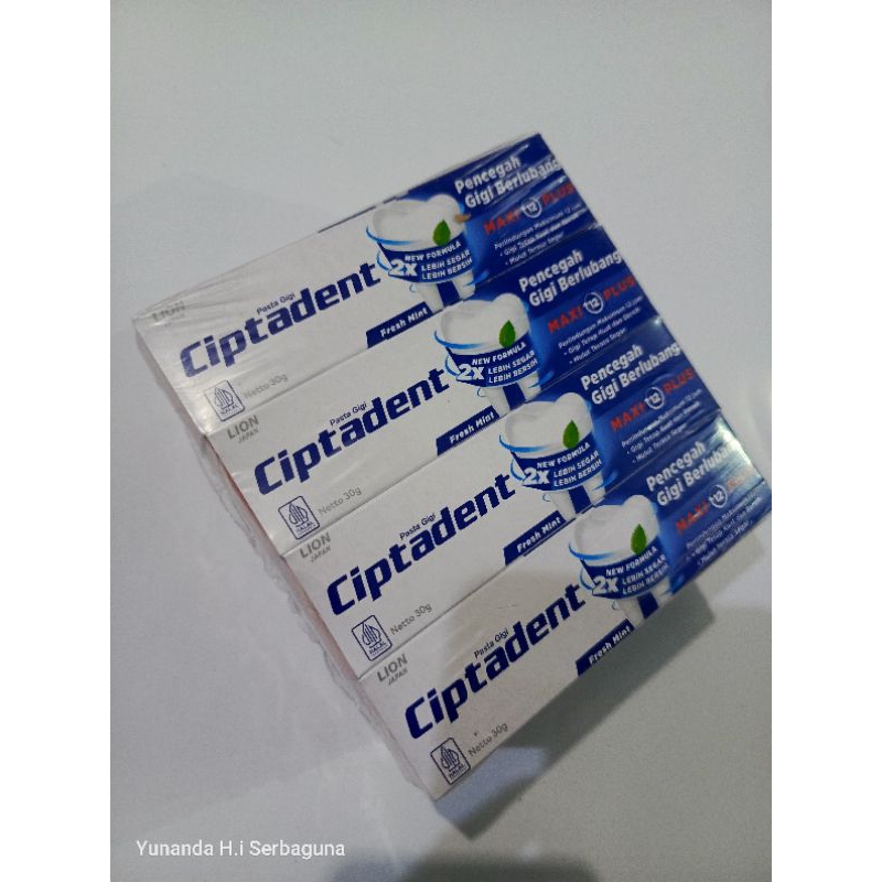 (1 Slop isi 12) CIPTADEN PASTA 30gr/PASTA GIGI CIPTADEN KECIL