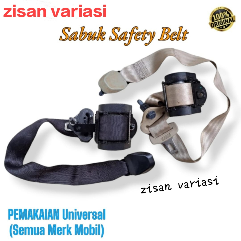 Sabuk Pengaman Safety Belt Mobil Universal / Safety Belt Jok Depan Mobil Universal Sabuk Pengaman Ba