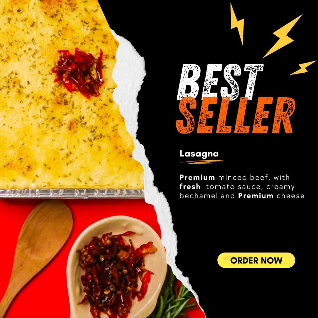 

[PRE ORDER] LASAGNA ala RED-Y (Medium)