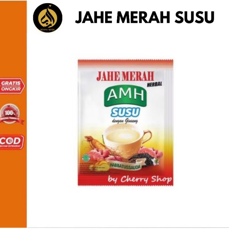 

JAHE MERAH AMH SUSU SACHET/JAHE MERAH SACHET