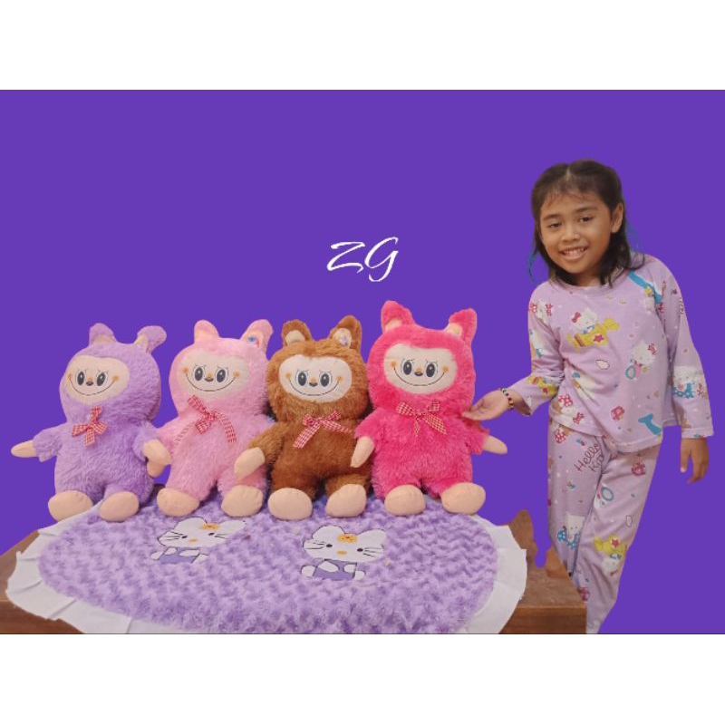 BONEKA LABUBU JUMBO L THE MONSTER EXCITING MACARON