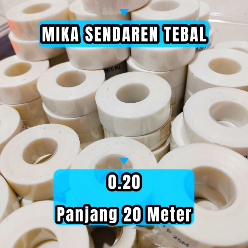 Pita Mika sendaren layangan tebal 0.20  , 20 Meterl