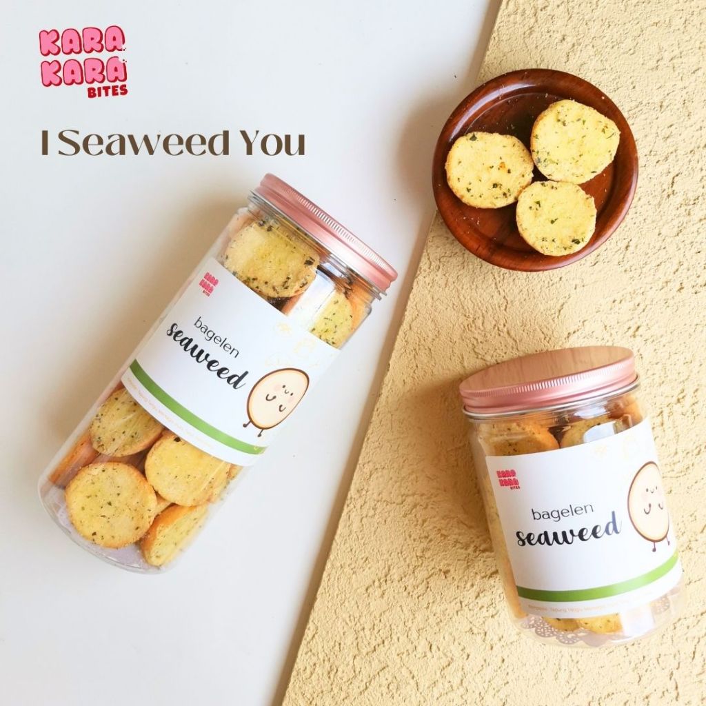 

KKB I Seaweed You Bagelen Seaweed Roti Kering Roti Bagelen Kara Kara Bites