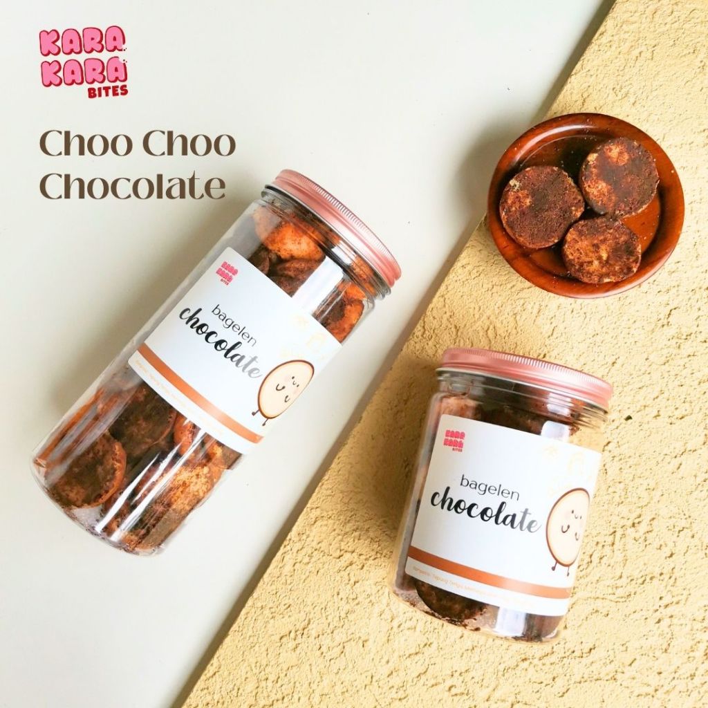 

KKB Choo Choo Chocolate Bagelen Chocolate Roti Kering Roti Bagelen Kara Kara Bites