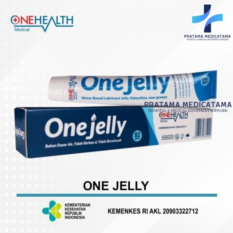 One Jelly 82gr Onehealth Gel Lubricant Catheter Cairan Pasang Kateter