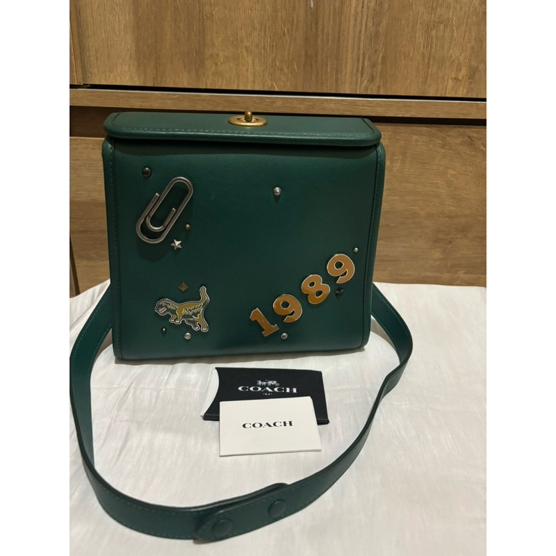 Prelove - Coach Turnlock Shoulder Dino 1989 - VGC