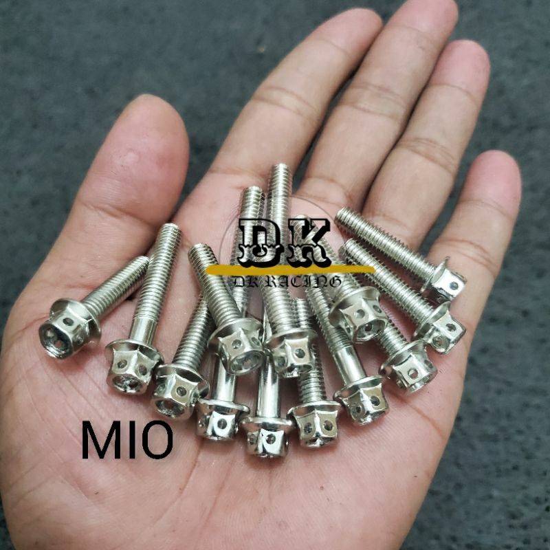 TERLARIS BAUT PROBOLT BLOCK CVT MIO SPORTY 5TL DAN MIO SMILE BERKUALITAS / BAUT BLOK CVT MIO SPORTY 