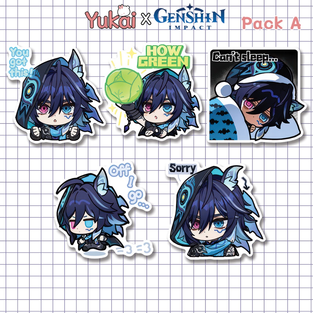 

Stiker Pack Ororon Genshin Impact Premium, Sticker Anime Waterproof