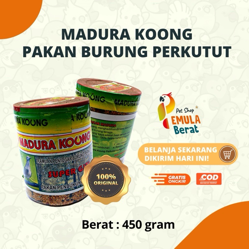 PAKAN BURUNG PERKUTUT MADURA KOONG SUPER GIZI  MADURA KOONG  PAKAN PERKUTUT MADURA koong suler gizi 