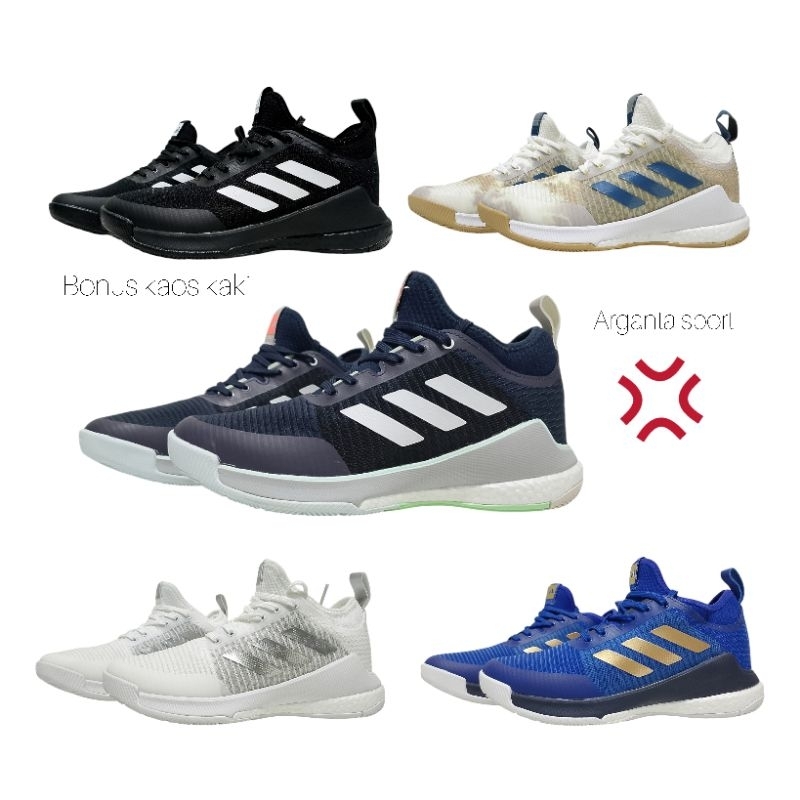 sepatu Adidas crazyfligh sepatu olahraga volly pria