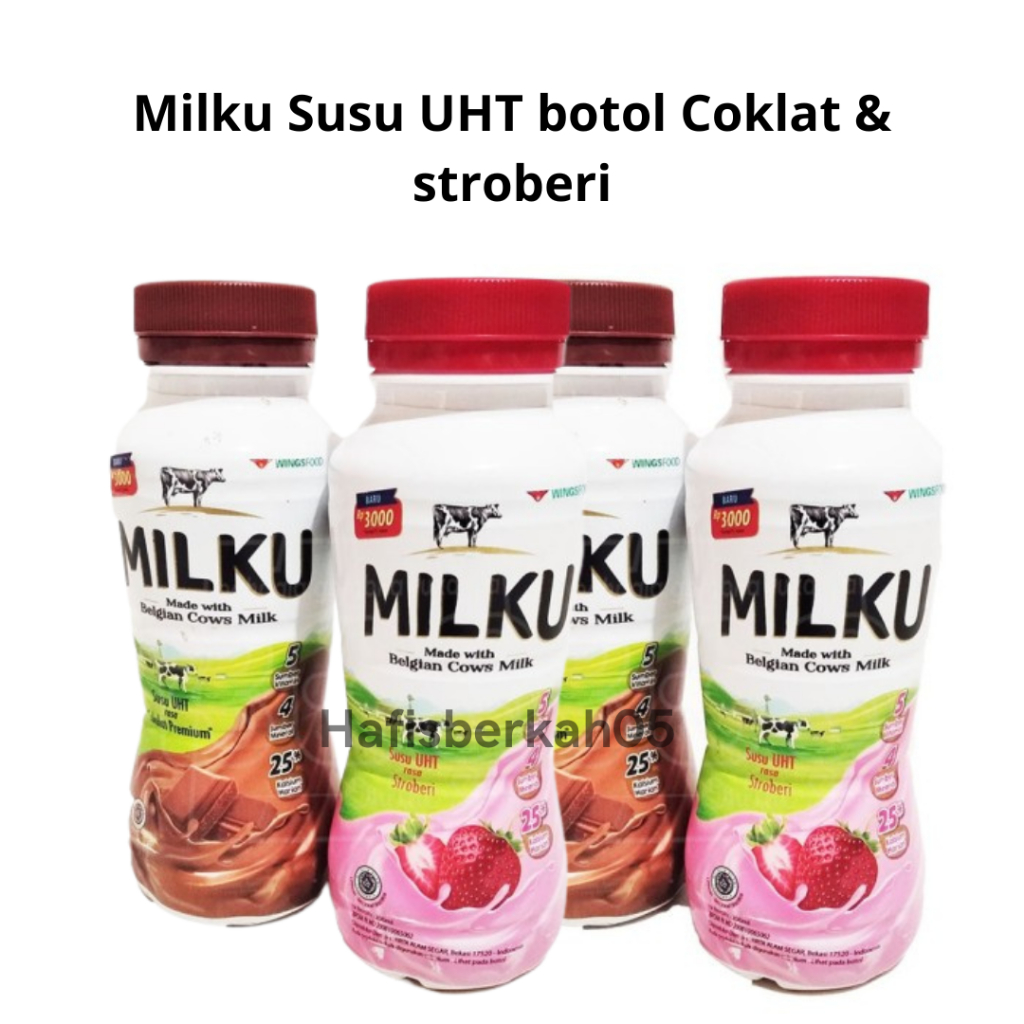 

Milku susu UHT botol - 200 ml