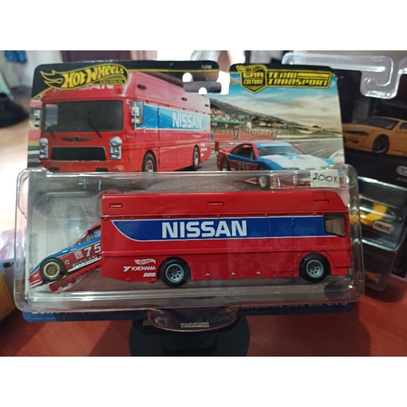 HOTWHEELS TEAM TRANSPORT NISSAN EURO HAULER - 94 NISSAN 300 ZX GTS