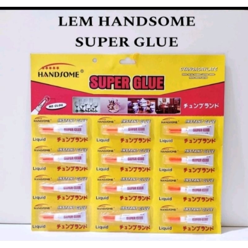 

(per 1 pcs) Lem Hand Some Super Glue Renceng -Lem Hand Some Renceng