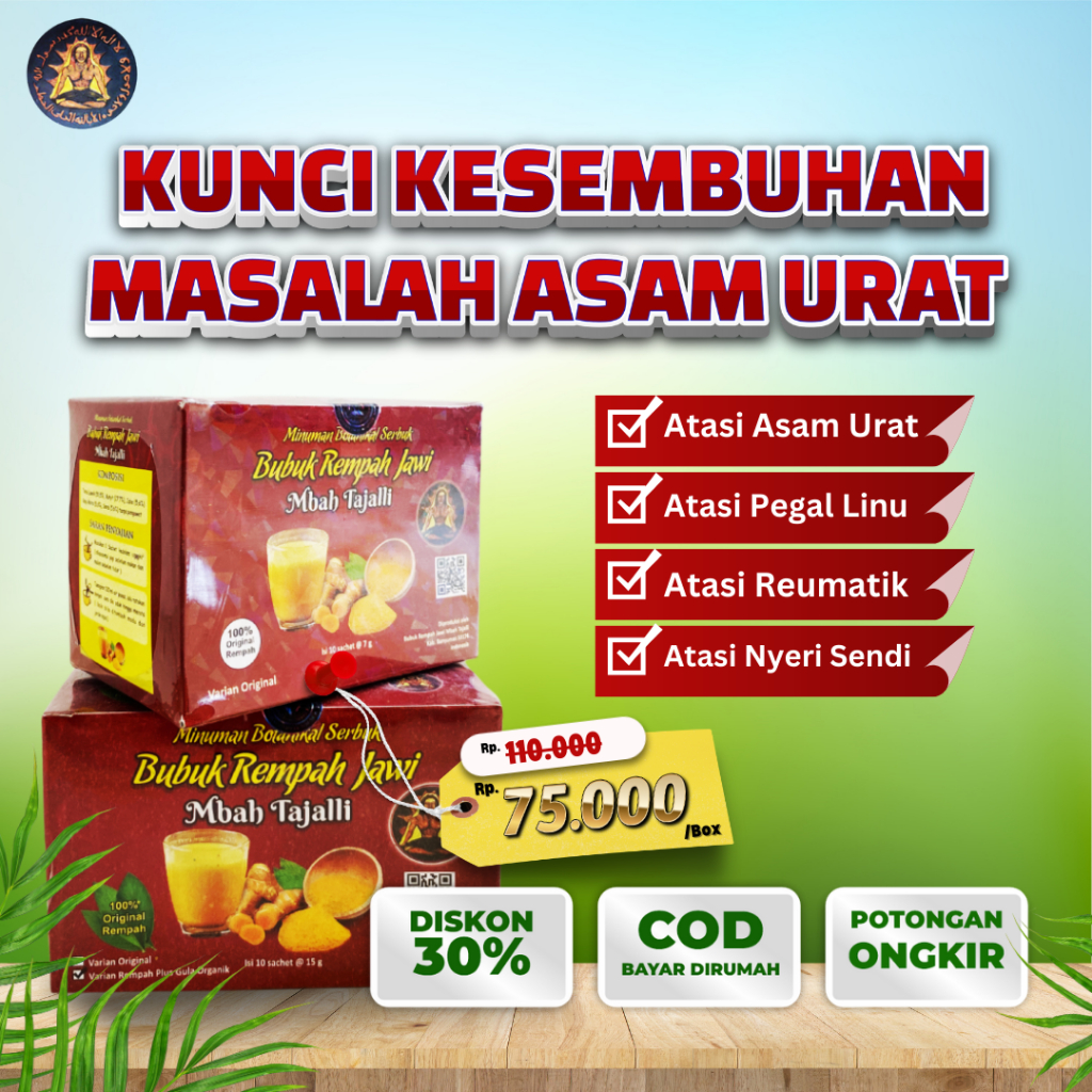 

JAMU PEGEL LINU MENYEHATKAN BADAN BIAR KEMBALI BERAKTIVITAS BUGAR RESEP MBAH TAJJALI REMPAH PREMIUM
