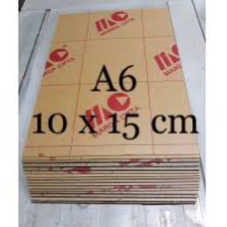 

Akrilik A6 10,5x15cm 2mm Lembaran / Potongan Laser Cutting