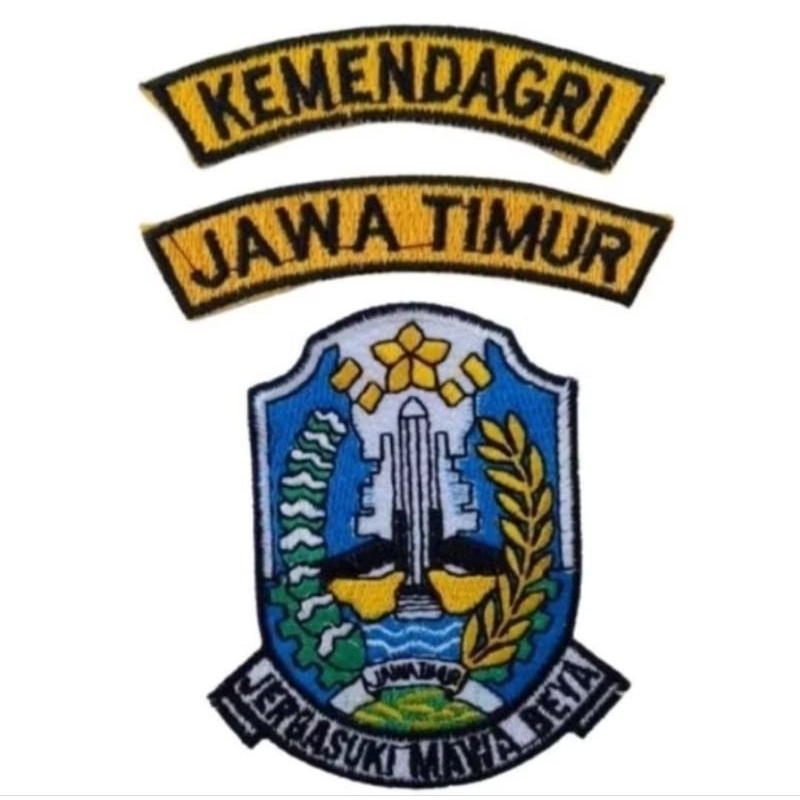 BET / BADGE DINAS KEMENDAGRI , SURABAYA ,  JER BASUKI MAWA  BEYA
