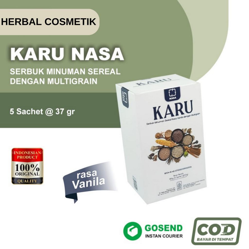 

KARU NASA MINUMAN SERBUK SEREAL MULTIGRAIN RASA VANILA (KARUVA)