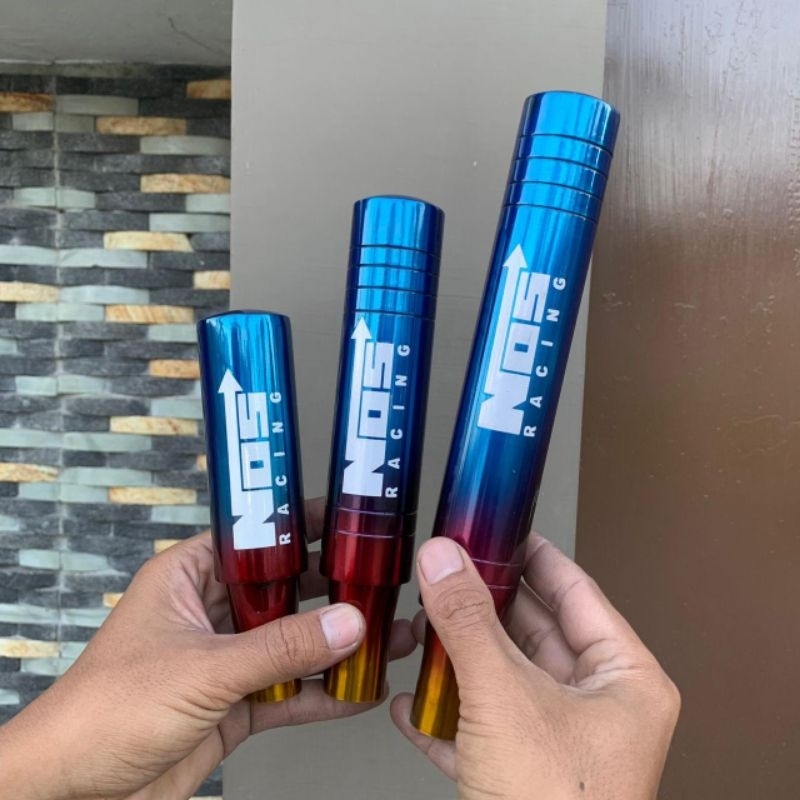 Tongkat persneling/ shift knop/ variasi mobil/ handel gigi motif nos racing