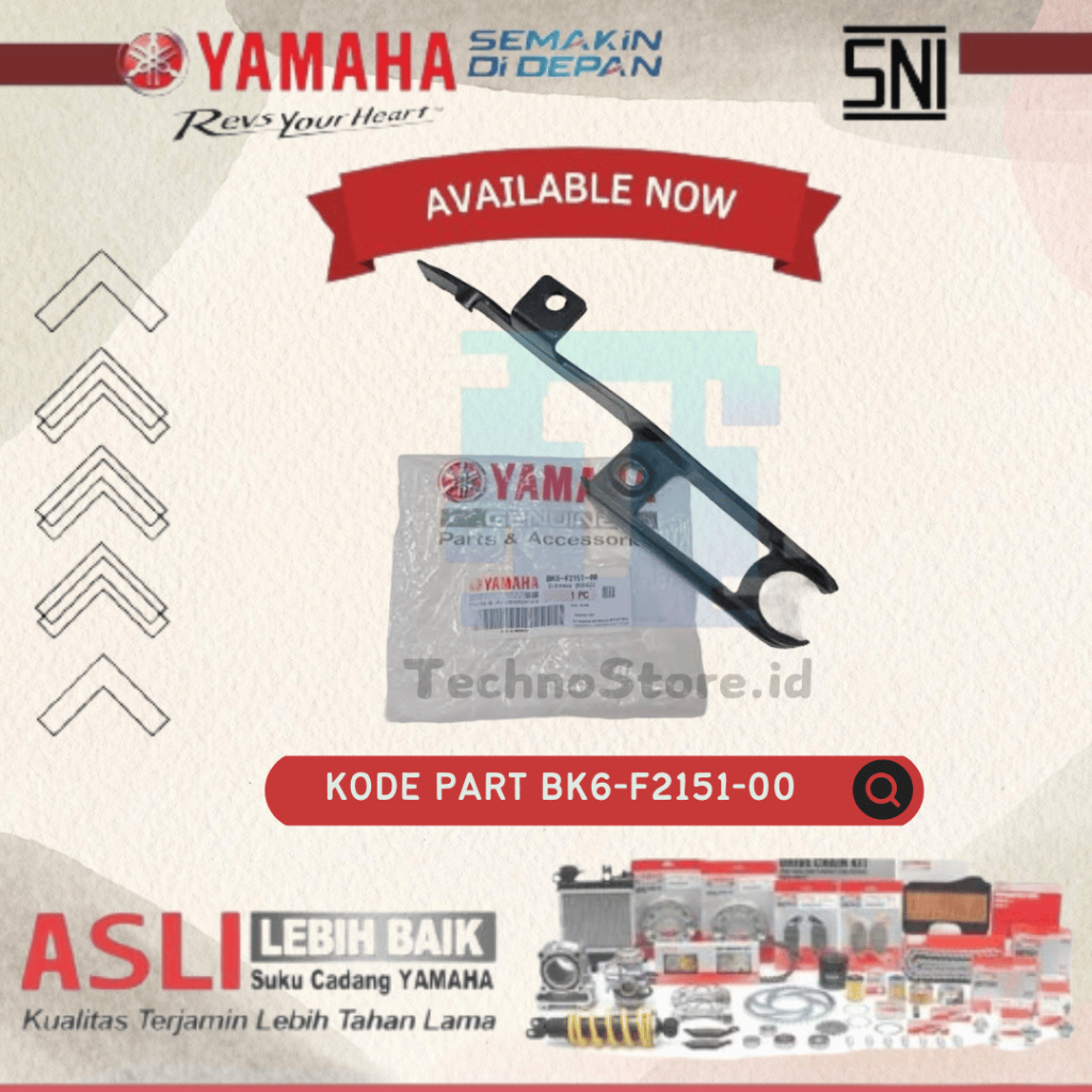 Karet Tahanan Rantai Swing Arm New YZF R15 ORIGINAL YAMAHA BK6-F2151-00