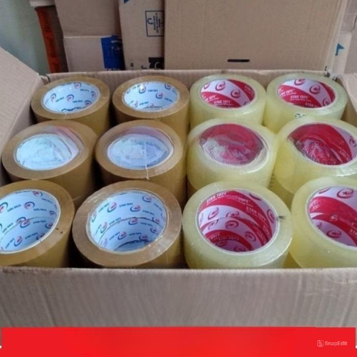 

Lakban 100 Yard 1 Dus isi 72pc