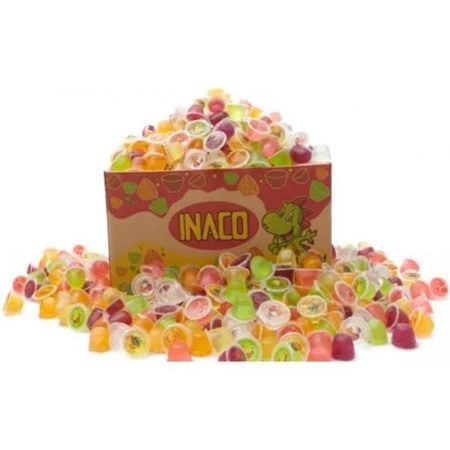 

( 1 Karton isi 10kg ) Jelly Inaco Mix Fruits - isi 10kg