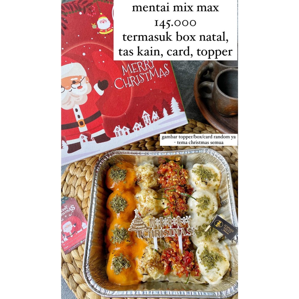 

Dimsum Mentai Tartar Hampers Natal / Christmas Edition READY, NOTE TGL PENGIRIMAN!