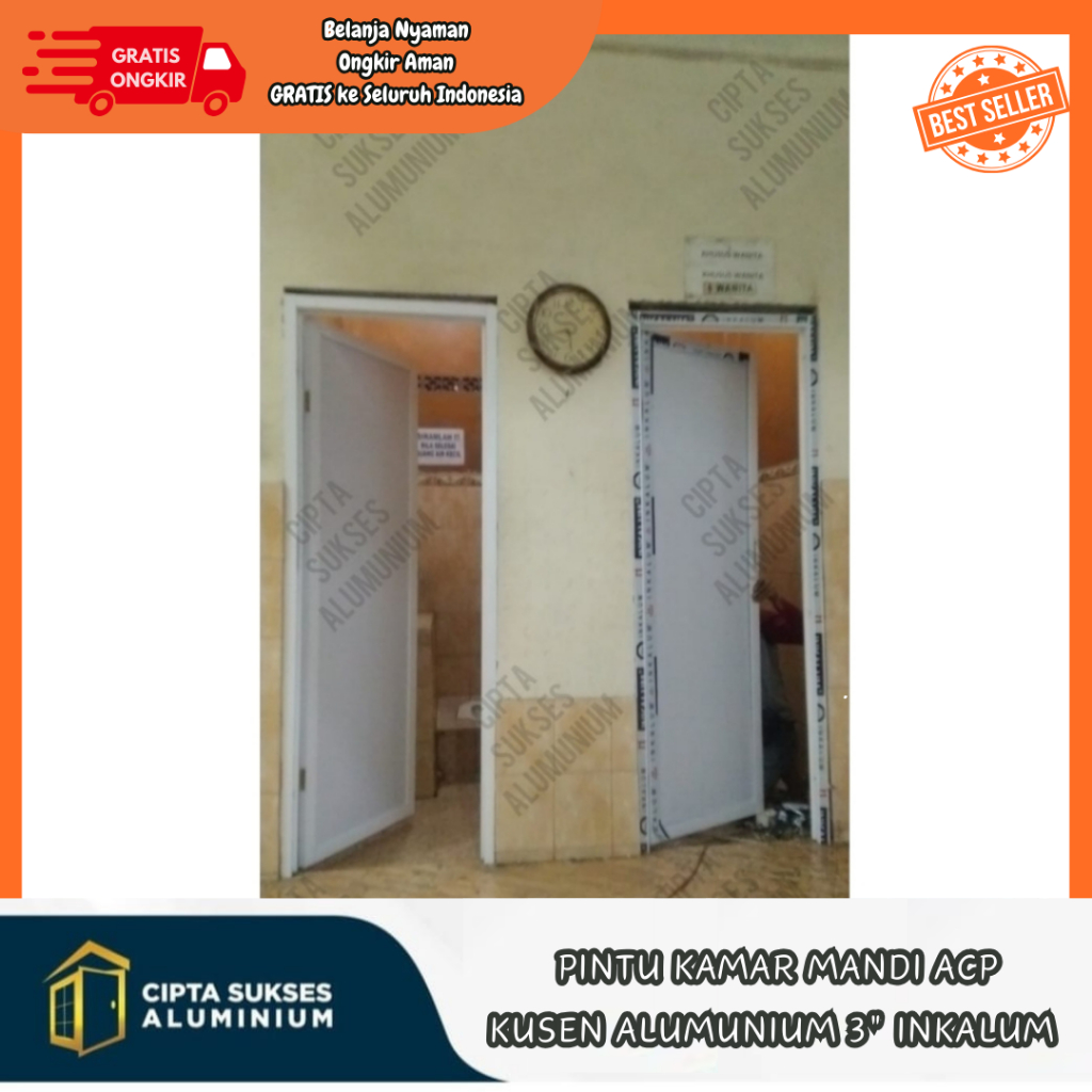 pintu kamar mandi pintu kamar mandi aluminium csa bergaransi pintu kamar mandi acp pintu acp alumini