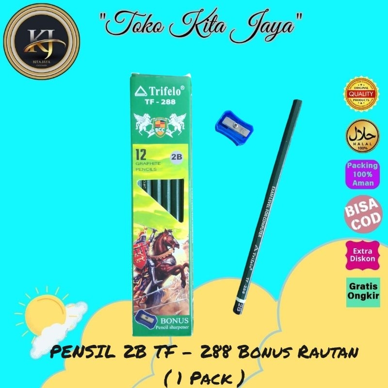 

Pensil 2b TF - 288 ( 1 Pack )