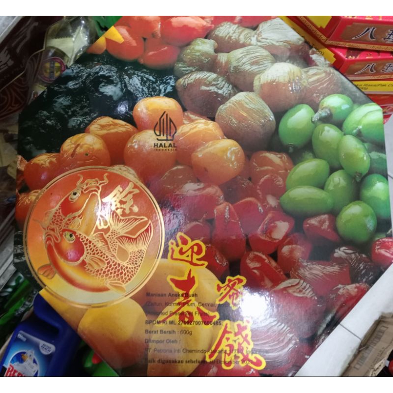 

Manisan aneka rasa isi 8 varian/manisan Imlek rekomen