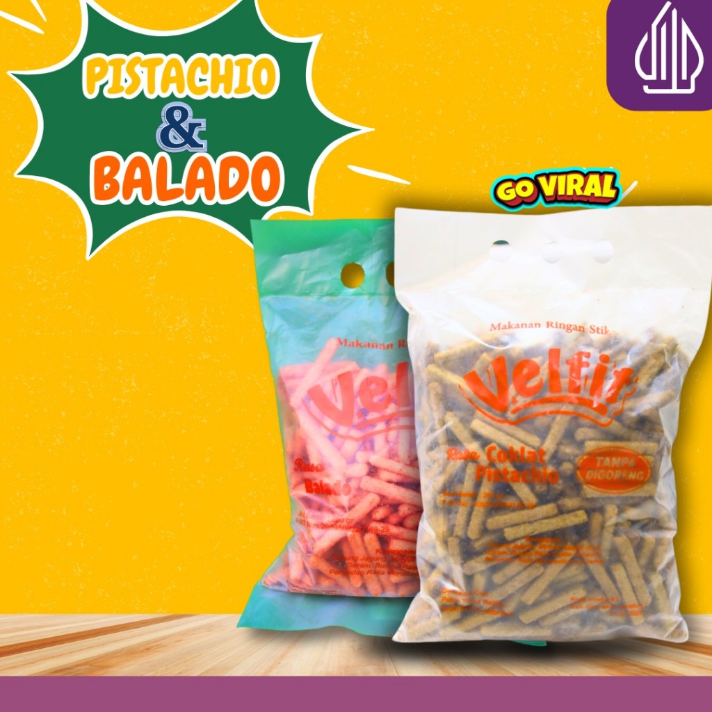 

Lezatoz_Genz Velfit Snack Stik Balado 4 Rasa Berat 860G Mirip Sabena