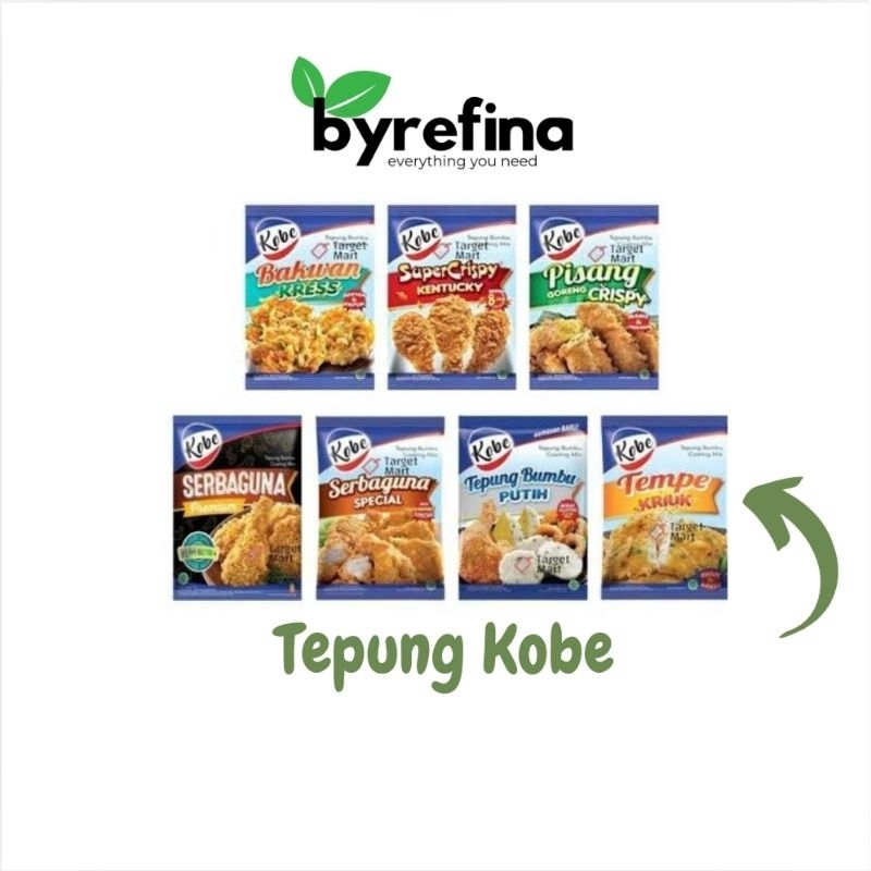 

Tepung Kobe 70gr Surabaya / Byrefina